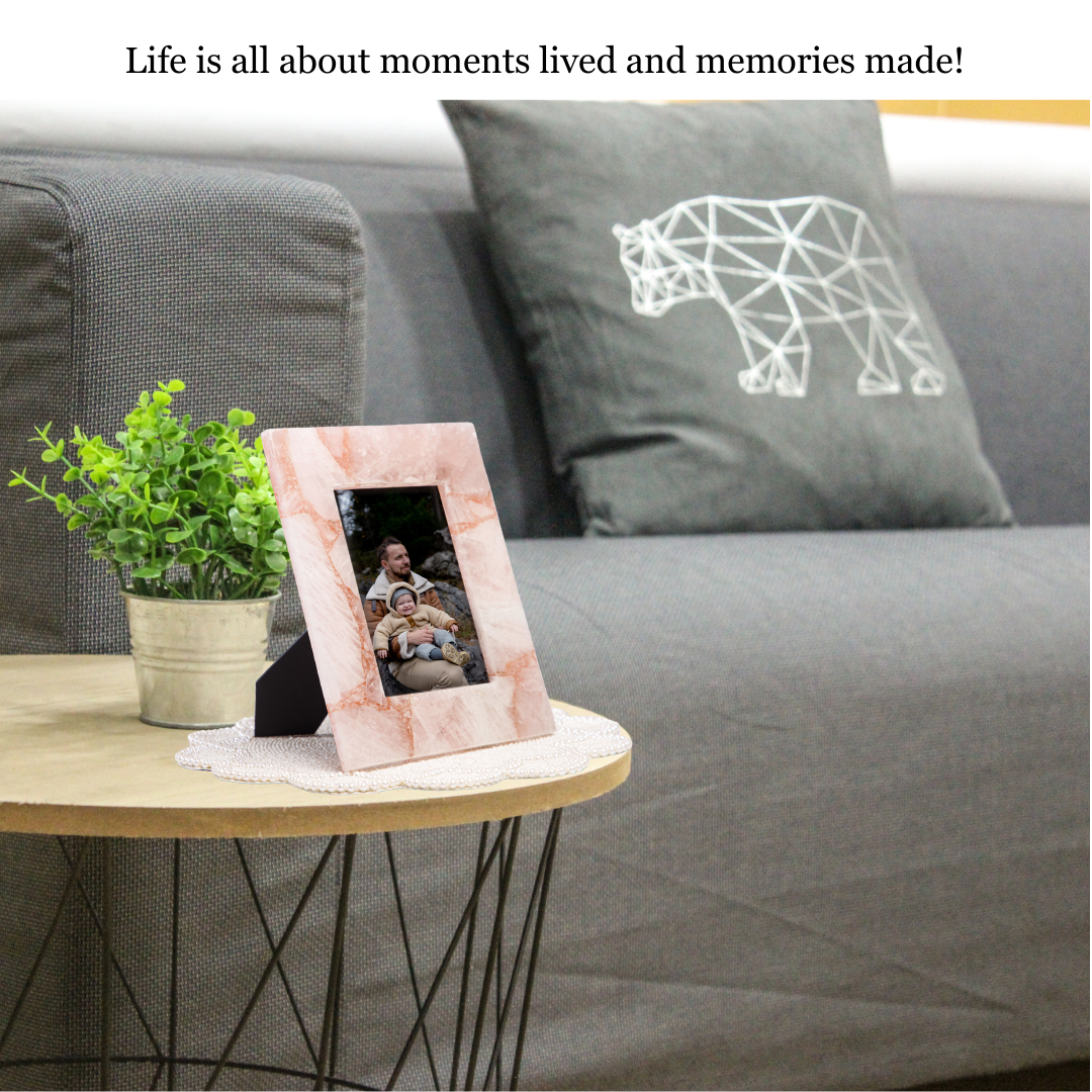 Rose Quartz Photo Frame