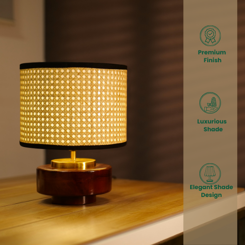 Mango Wood Table Lamps shade - RIO Collection
