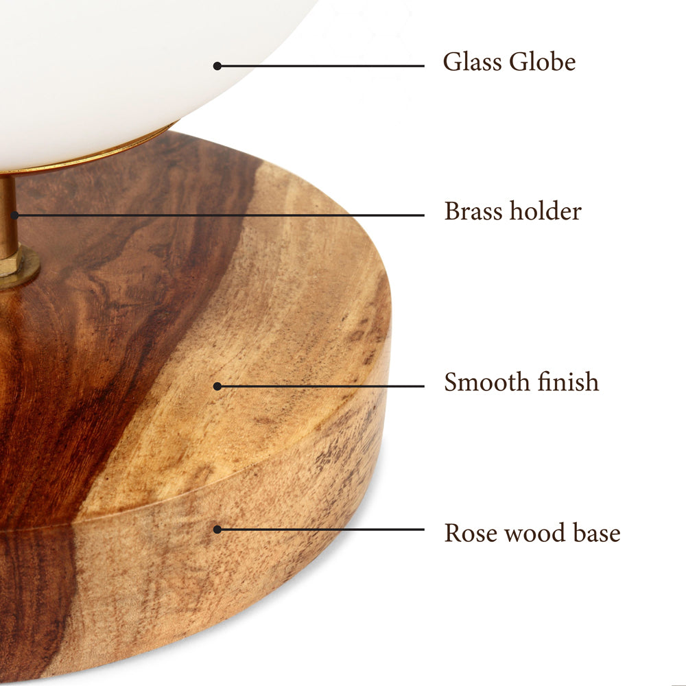 Moonglass Shot Table Lamp