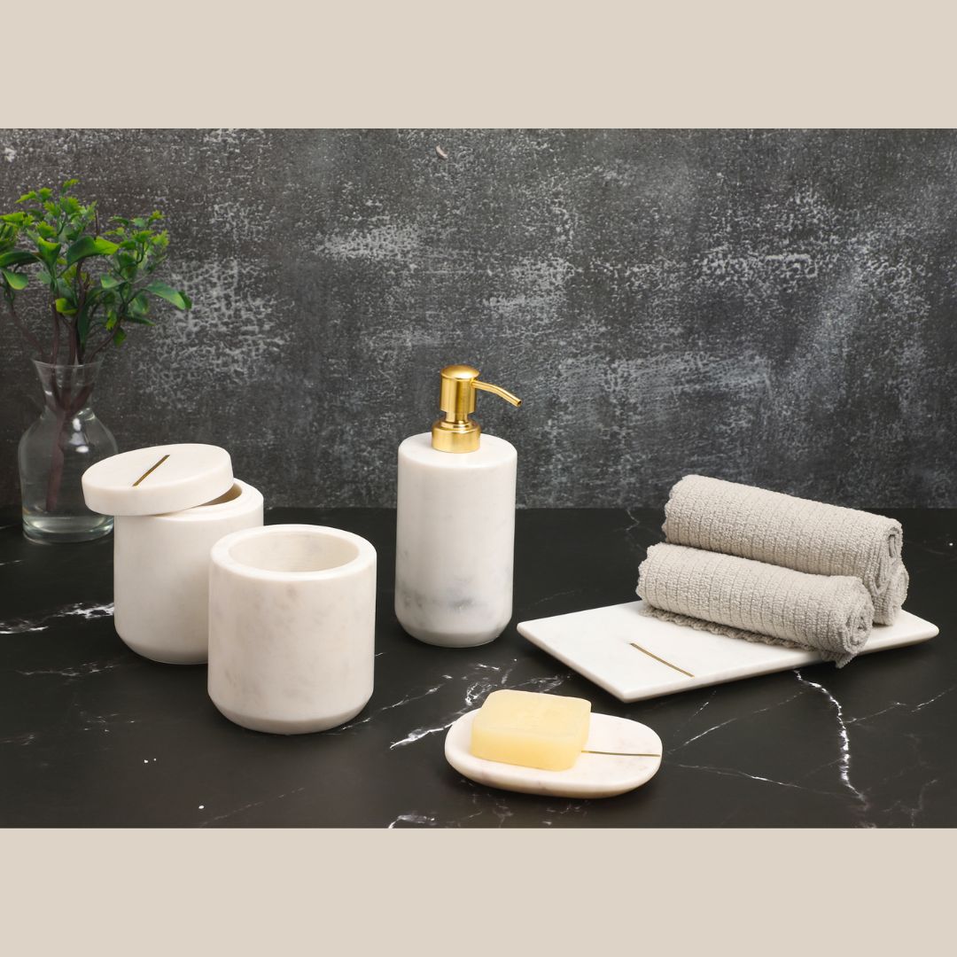 Marble Bathroom Accessories Collection