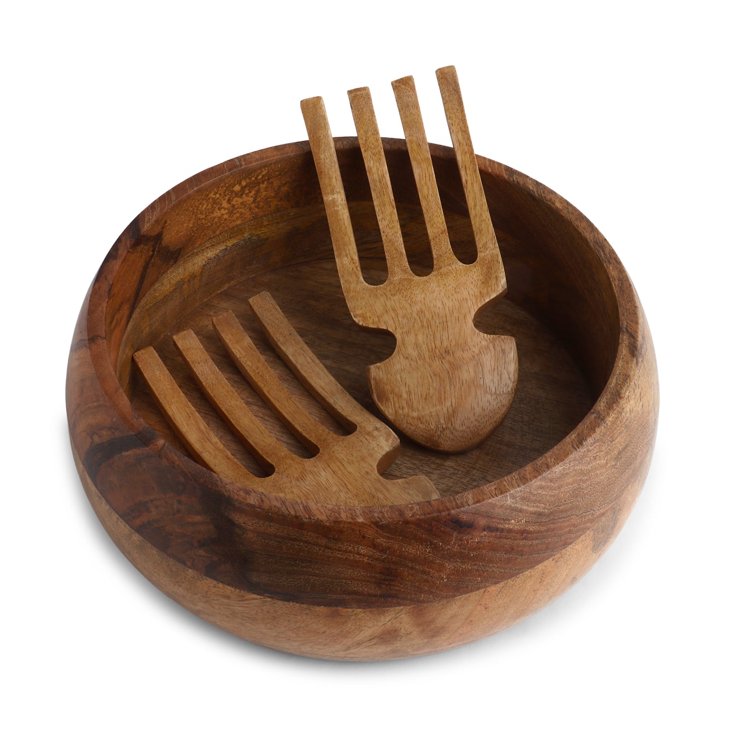 Salad Bowl with Serving Claws