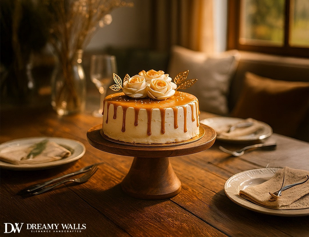 wooden Cake stand 