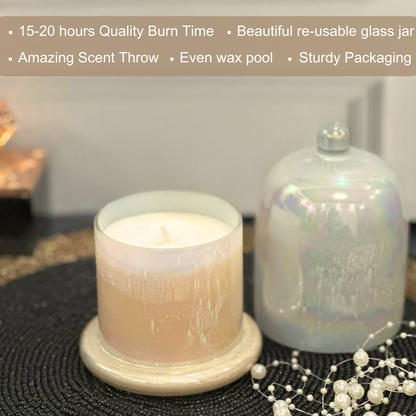 Oud Candle In Glass Bell Jar