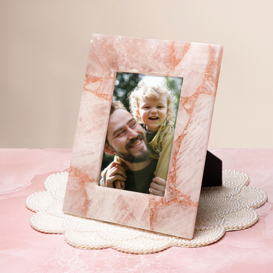 Rose Quartz Photo Frame