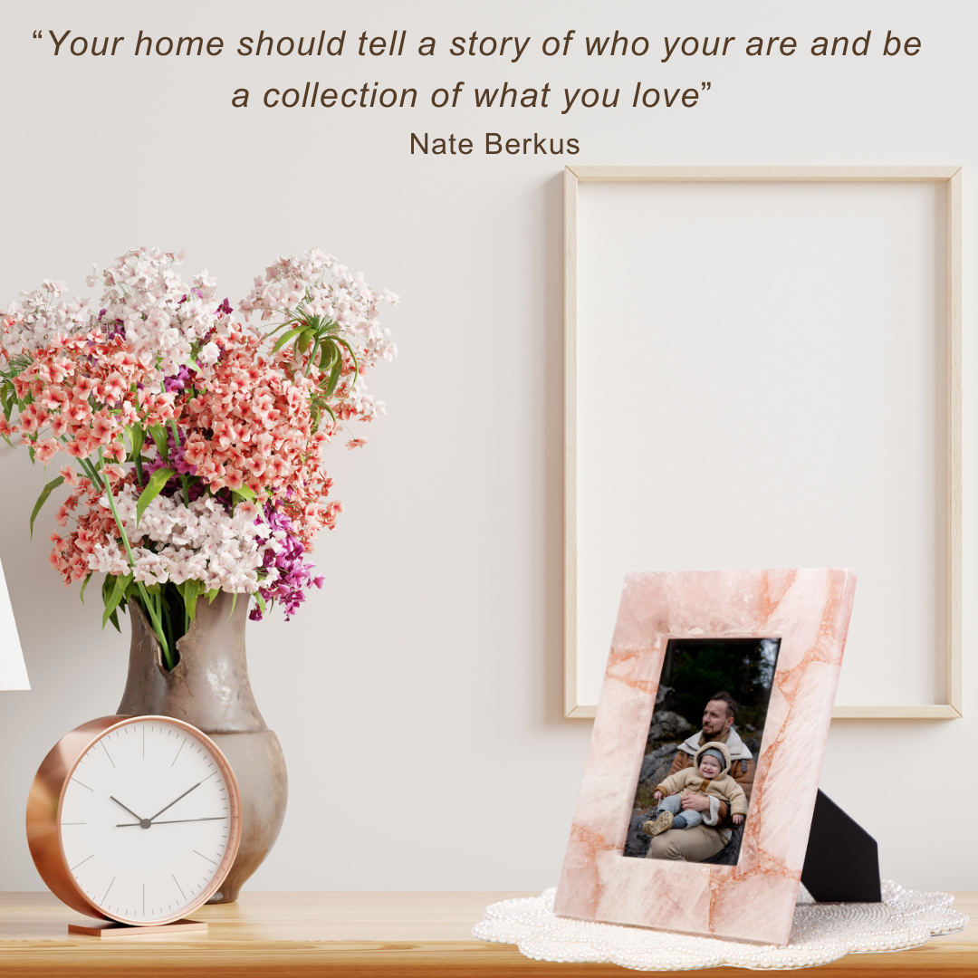 Rose Quartz Photo Frame