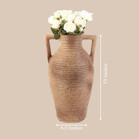 Terracotta Brown Vase — thumbnail