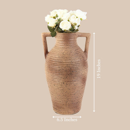 Terracotta Brown Vase