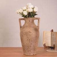 Terracotta Brown Vase — thumbnail