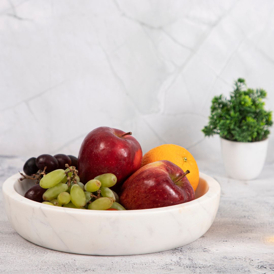 Marble fruit tray