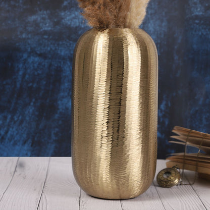 Gold Metal Vase