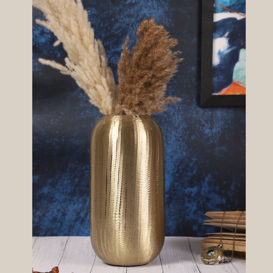 Gold Metal Vase