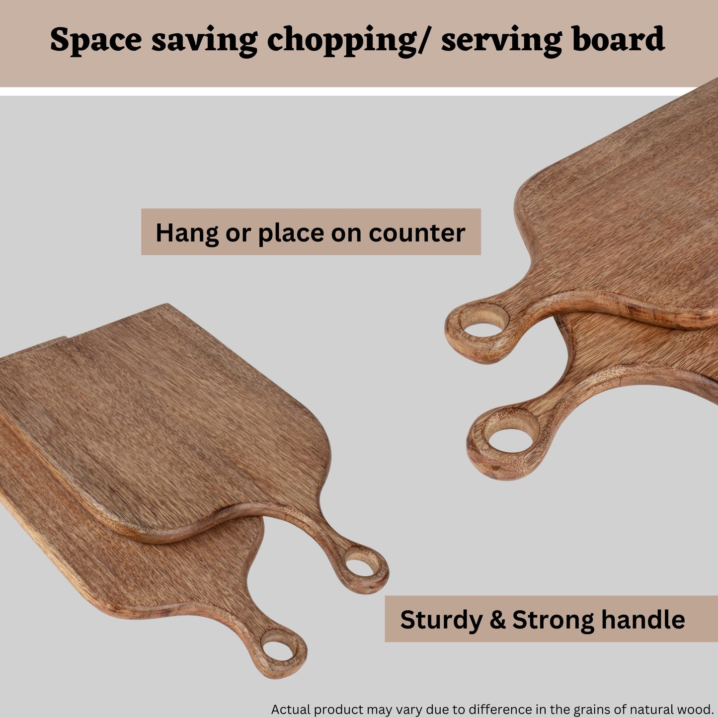 Wooden Chopping Boards Set of 2