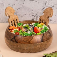 Salad Bowl with Serving Claws — thumbnail