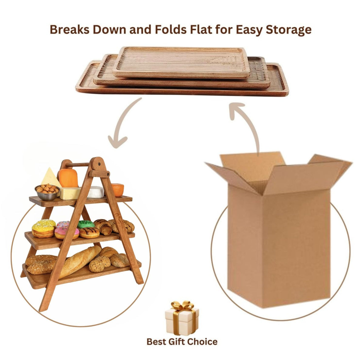 Folds flat for storage