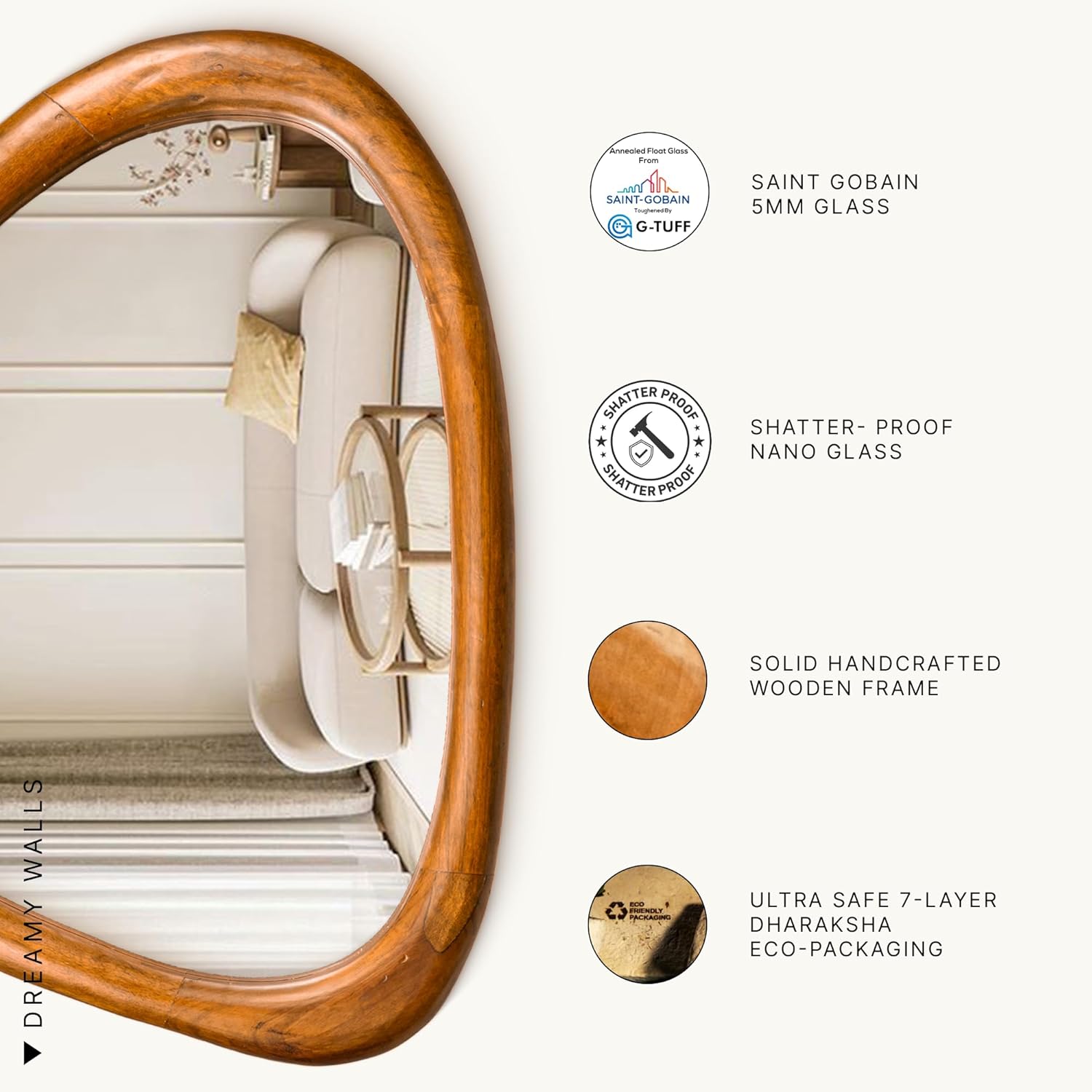 Asymmetric Studio Mirror