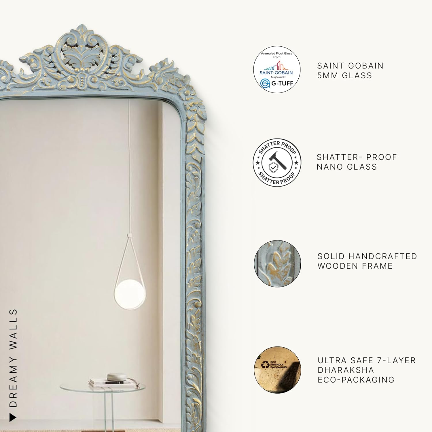 Heritage Carved Mirror