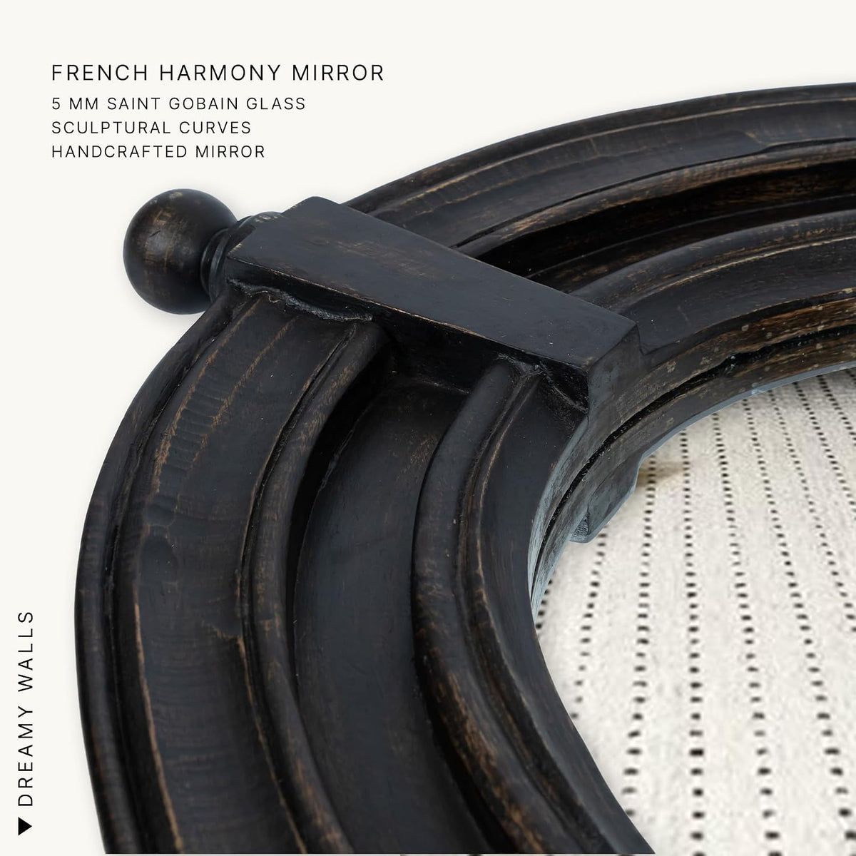 French Harmony Oval Mirror