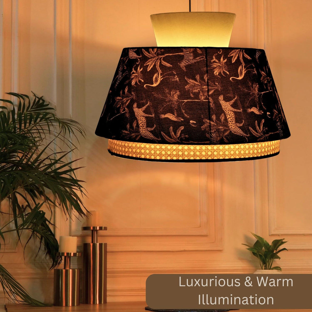 Wild Bamboo Braided Pendant Ceiling Lamp