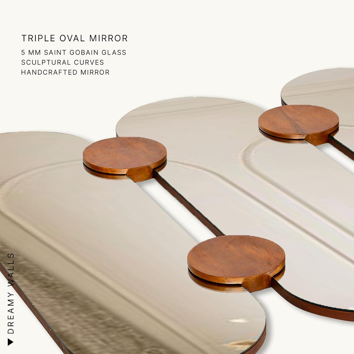 Triple Oval Mirror