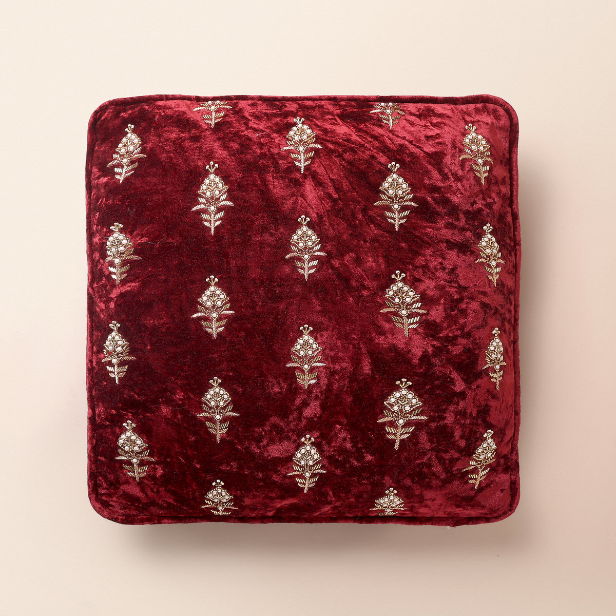 SAPPHIRE Oblong Cushion, Velvet, 12 x 20 Inch, Blue, Velvet Luxe