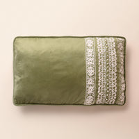 ADAH Oblong Cushion, Dori, 12 x 20 Inch, Sage, Romantic Vintage — thumbnail