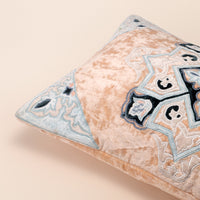 SHIRAZ Oblong Cushion, Patchwork, 12 x 20 Inch, Blue, Persian Mosaic — thumbnail
