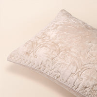 KASHN Oblong Cushion, Patchwork, 12 x 20 Inch, Ivory, Persian Mosaic — thumbnail