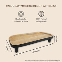 Wooden Asymmetric Platter — thumbnail