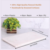 White Marble Vanity Tray — thumbnail