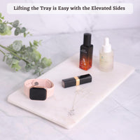 White Marble Vanity Tray — thumbnail