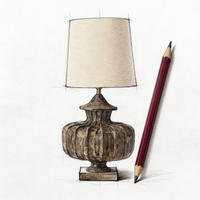 Sculptural Dome Lamp — thumbnail