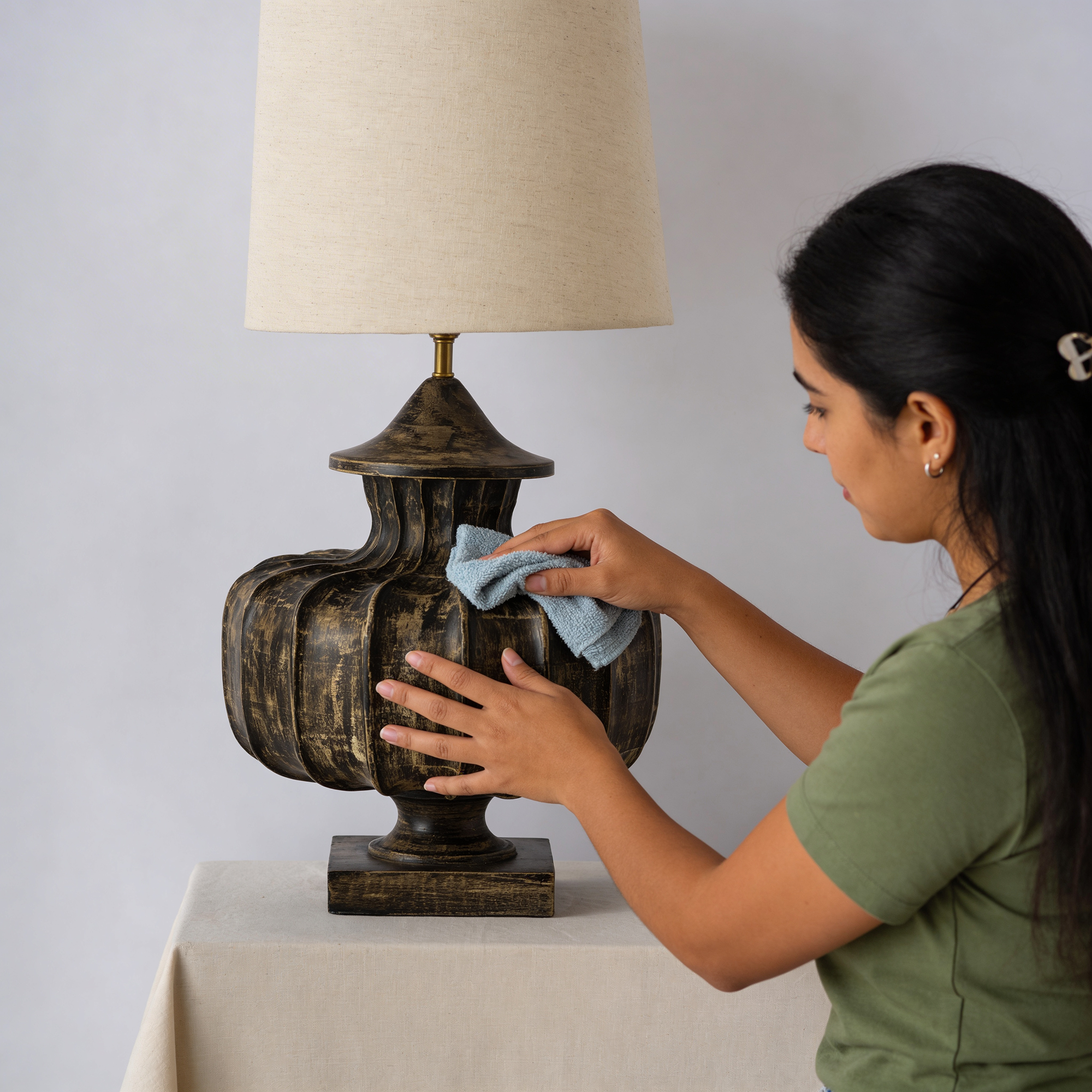 Sculptural Dome Lamp