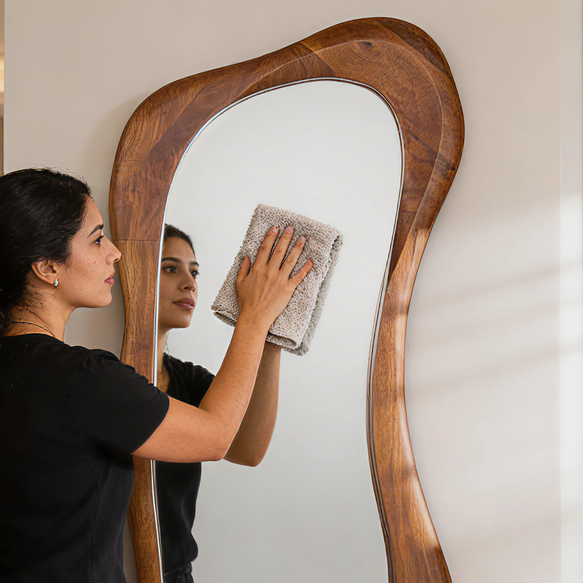 Asymmetric S-Shaped Mirror