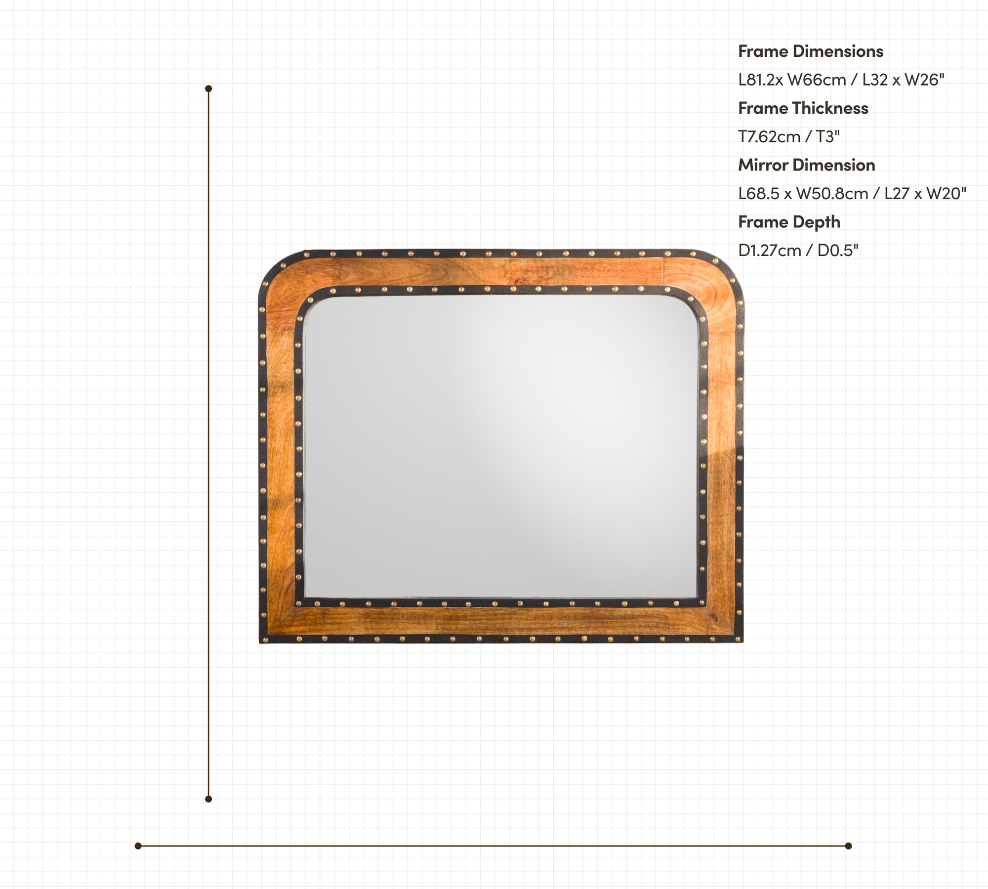 Bullet Frame Mirror