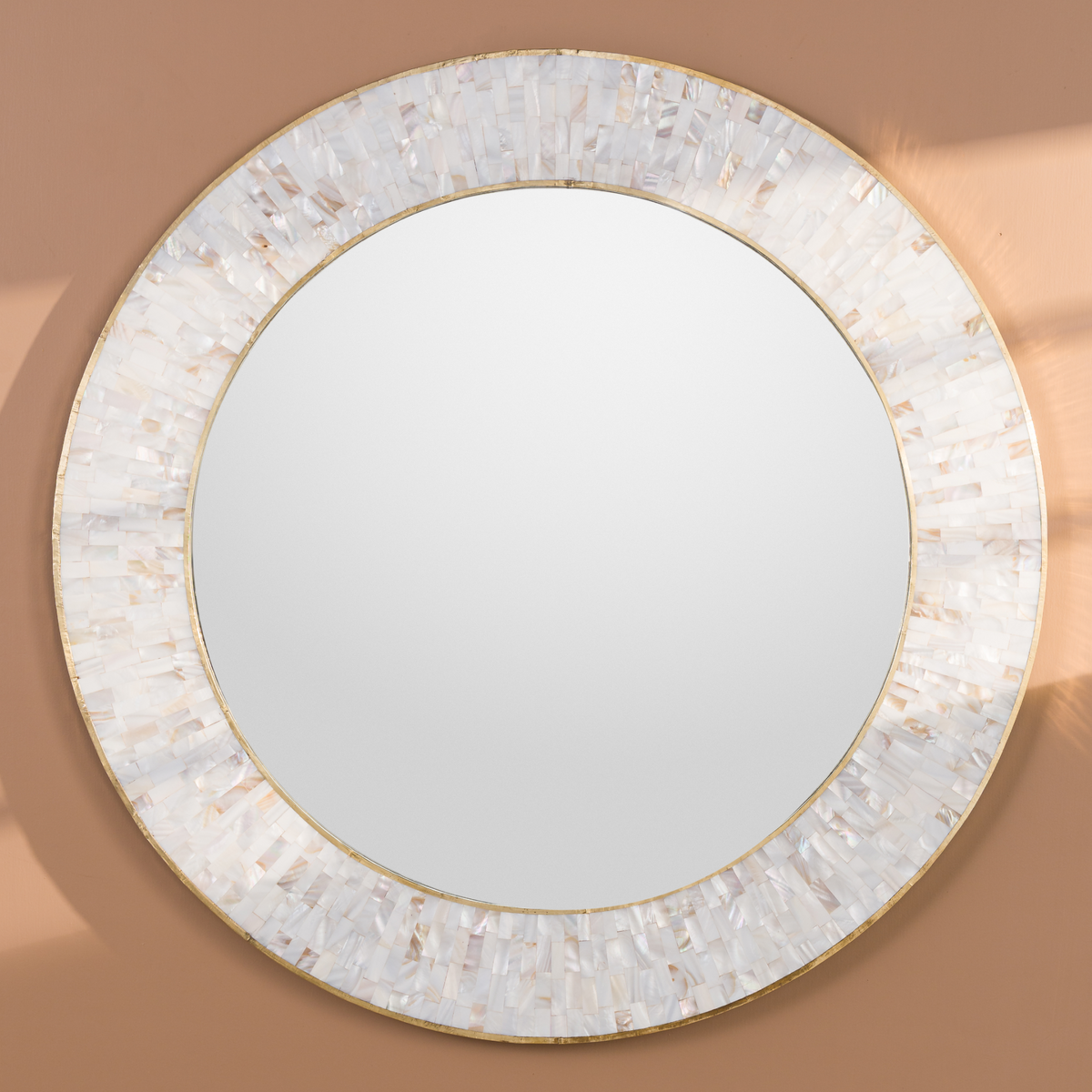 Mother-of-Pearl Inlay Mirror