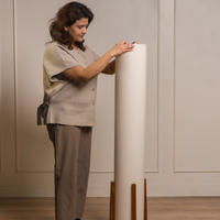 Ivory Column Lamp — thumbnail