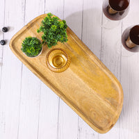 Wooden Asymmetric Platter — thumbnail