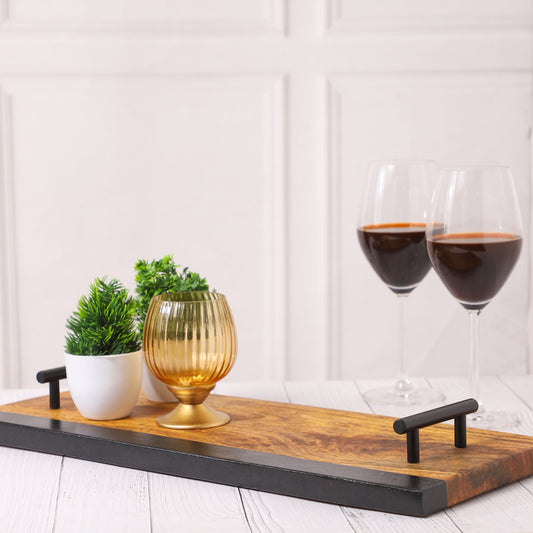 Stripe Serving Platter