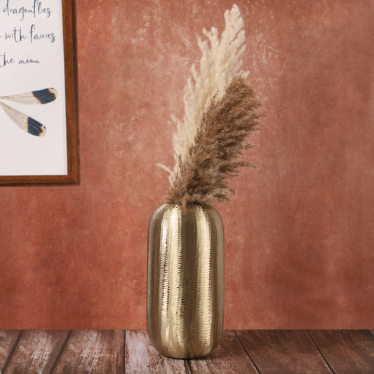 Gold Metal Vase
