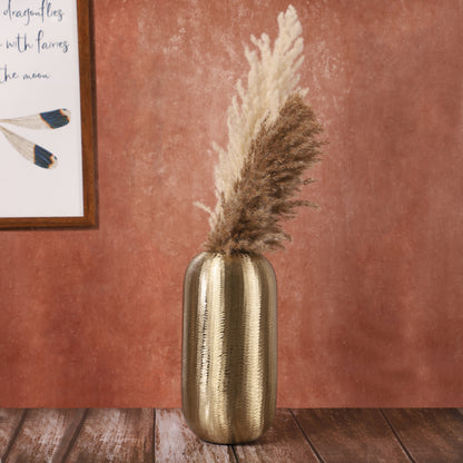 Gold Metal Vase