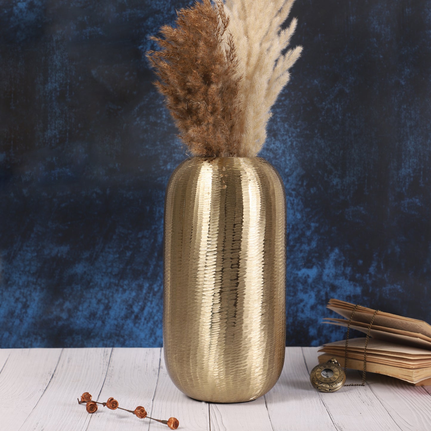 Gold Metal Vase