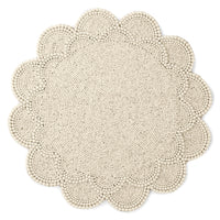 Pearls & Ivory Glass beads Placemats — thumbnail