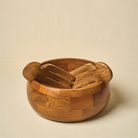 Salad Bowl with Serving Claws — thumbnail