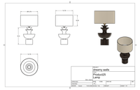Studio CAD drawing – Accent Table Lamp — thumbnail