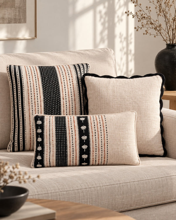 Classic Monochromes cushion covers