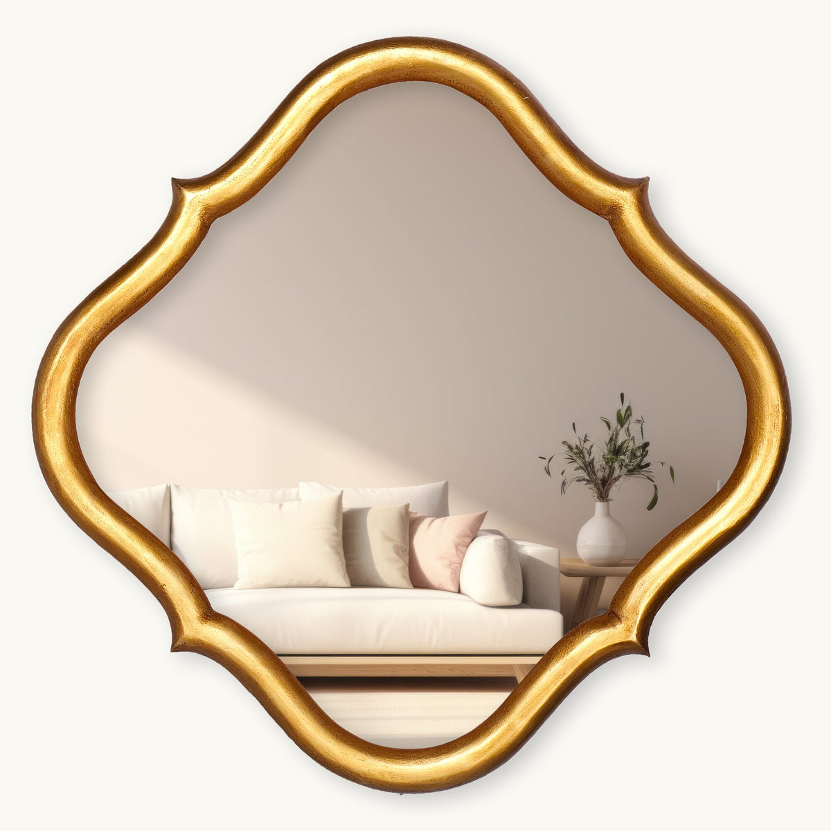Moroccan Scallop Mirror, Set of 2