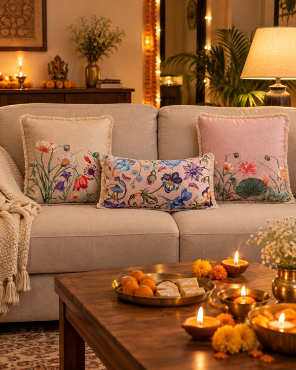 Botanical Bloom cushion covers