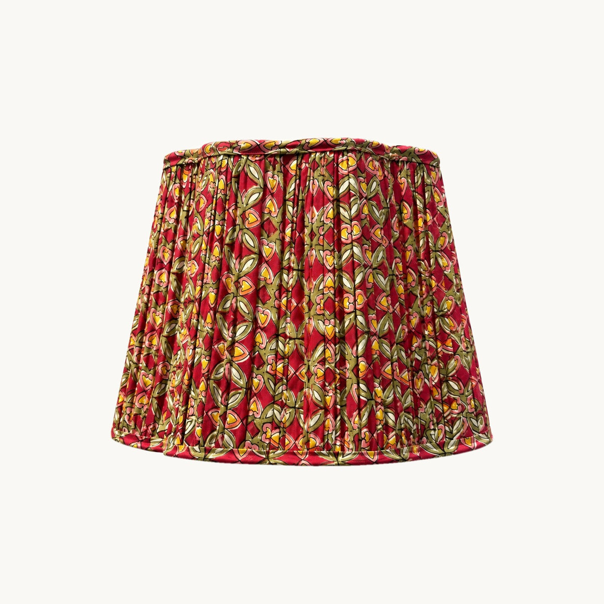 Anaar Trellis Pleated Lamp Shade