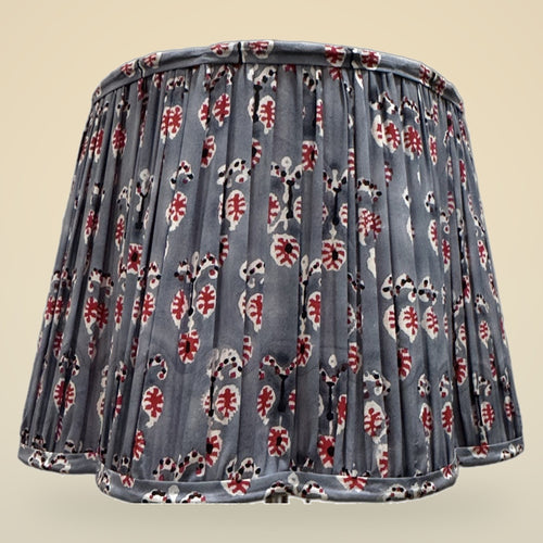 Neel Buti pleated lamp shade, front view