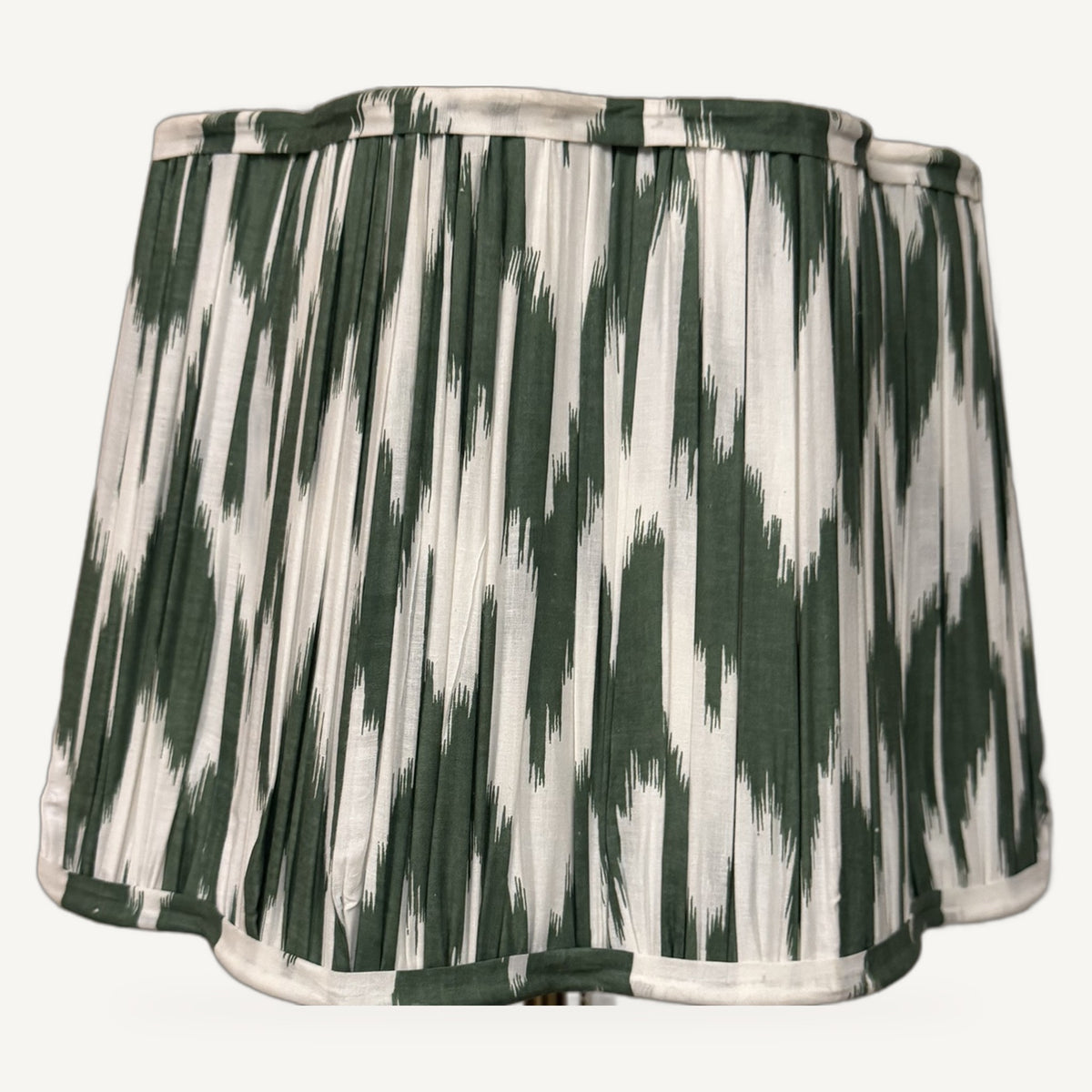 Hara Ikat Scalloped Lamp Shade
